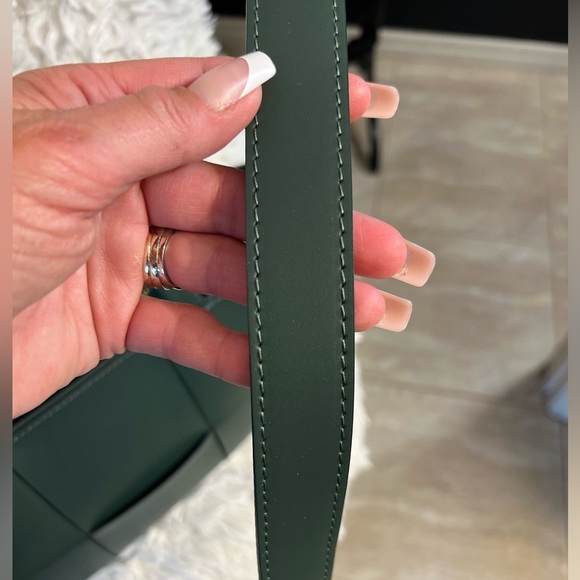 💚💚NWOT-Valentina Fiore,Made in Italy, GORGEOUS Genuine leather Green tote💚💚 - Picture 5 of 12